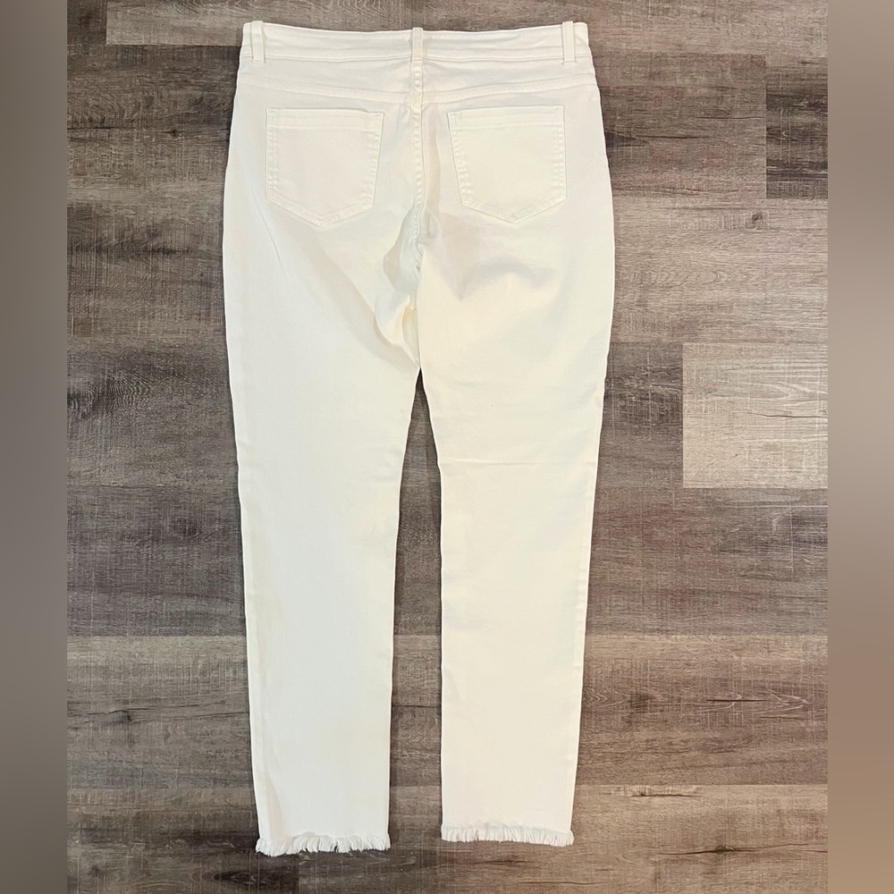 Loro Piana Cream Skinny Leg Jeans - Picture 2 of 6